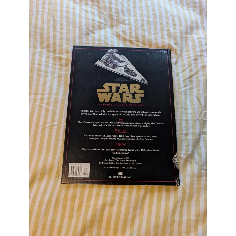 Star Wars Incredible Cross-Sections 1st Printing HCDJ 1998 DK Millennium Falcon